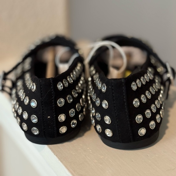 Kids' Toree Rhinestone Ballet Flats Black - art class - NEW Girls Youth Sz 5 - Picture 4 of 6